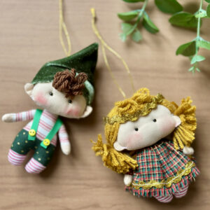 Gnomo e Anjinho de Natal